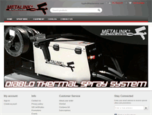 Tablet Screenshot of metalinkwear.com